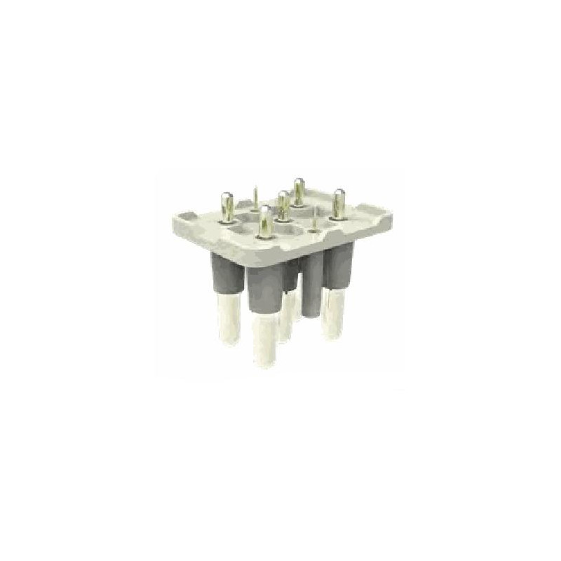 Adaptateur pcb, Raccordement à souder, 16A, Polycarbonate